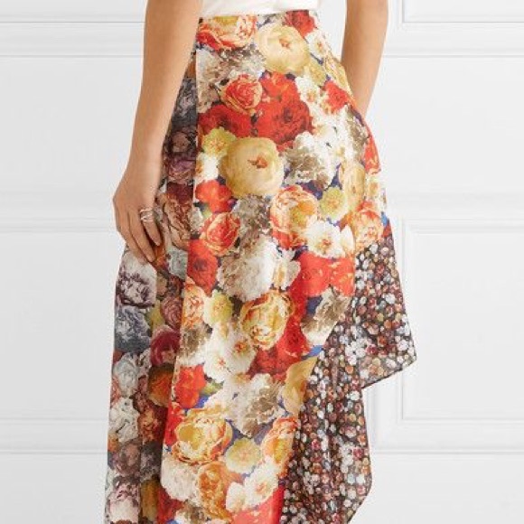 Acne Studios Pamsan asymmetrical floral skirt - Picture 4 of 7